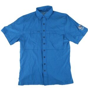 Gameguard‎ Outdoors Vented Shirt Mens Medium Blue Barnsley Hiking Fishing